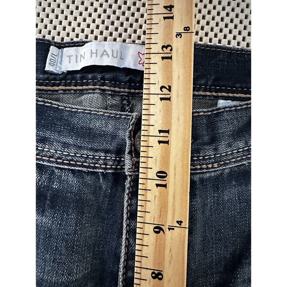 NWT Mens Tin Haul JEANS Mens Size 40 Regular Joe Bootcut Short Hemmed Distressed - Picture 7 of 8